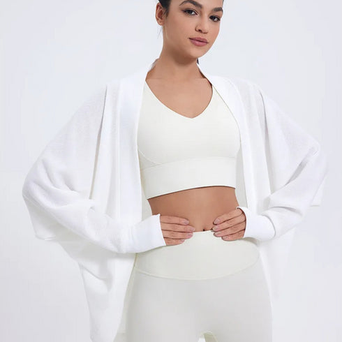 Women's Athletic Loose Breathable Cardigan